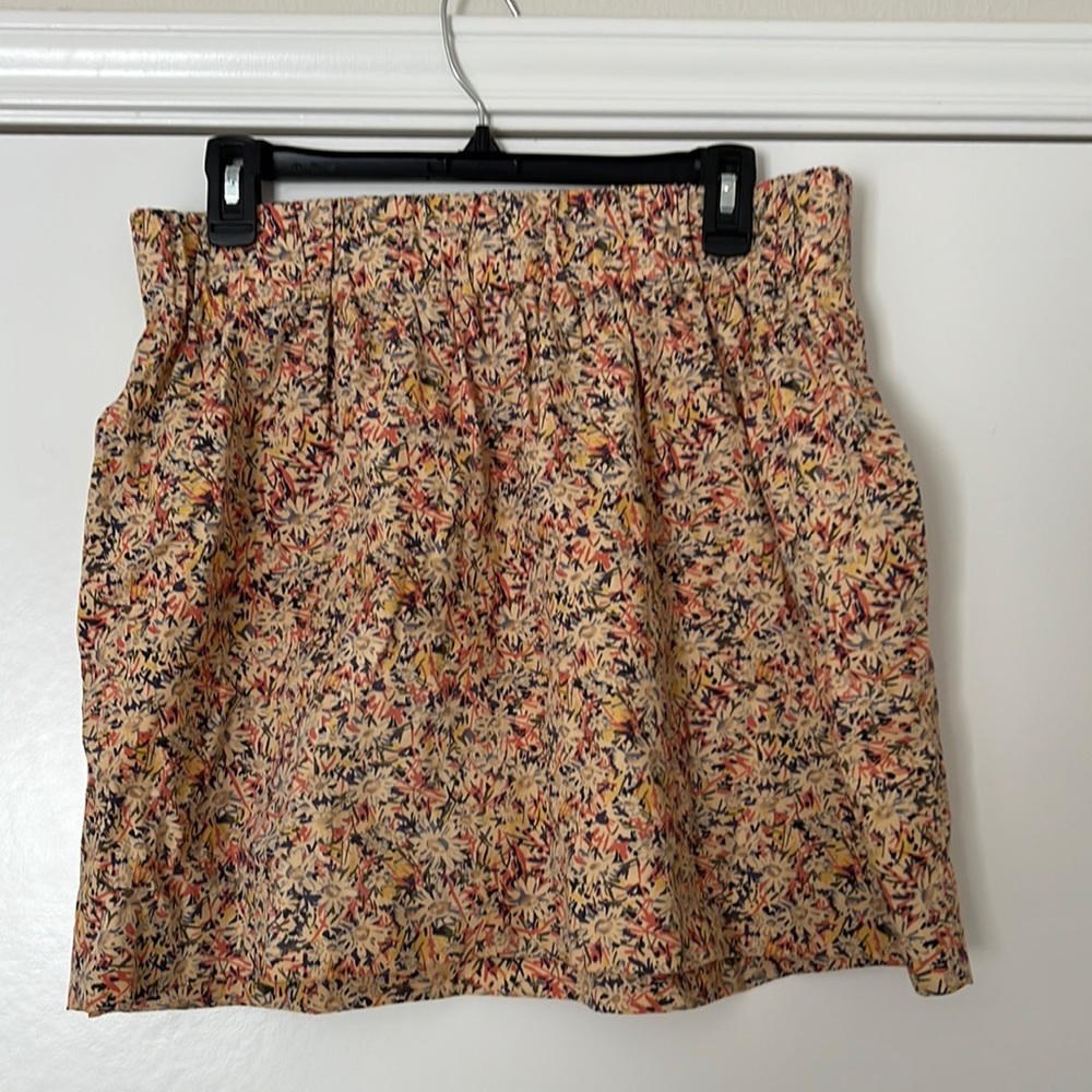 Floral skater J.Crew skirt